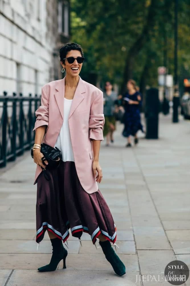 欧美街拍 看潮人最强西服搭配