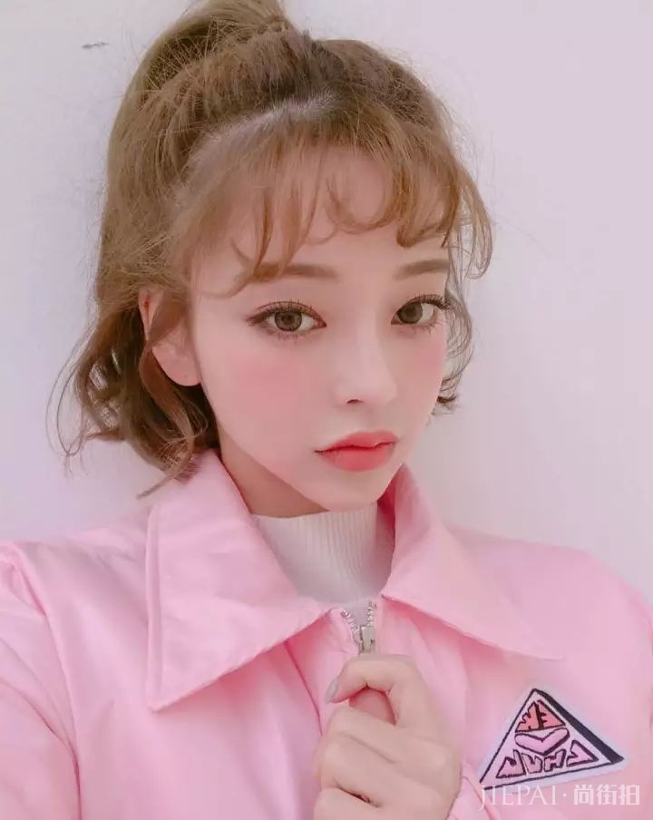 刘海加点“小卷”造型,让你美颜胜似小仙女!