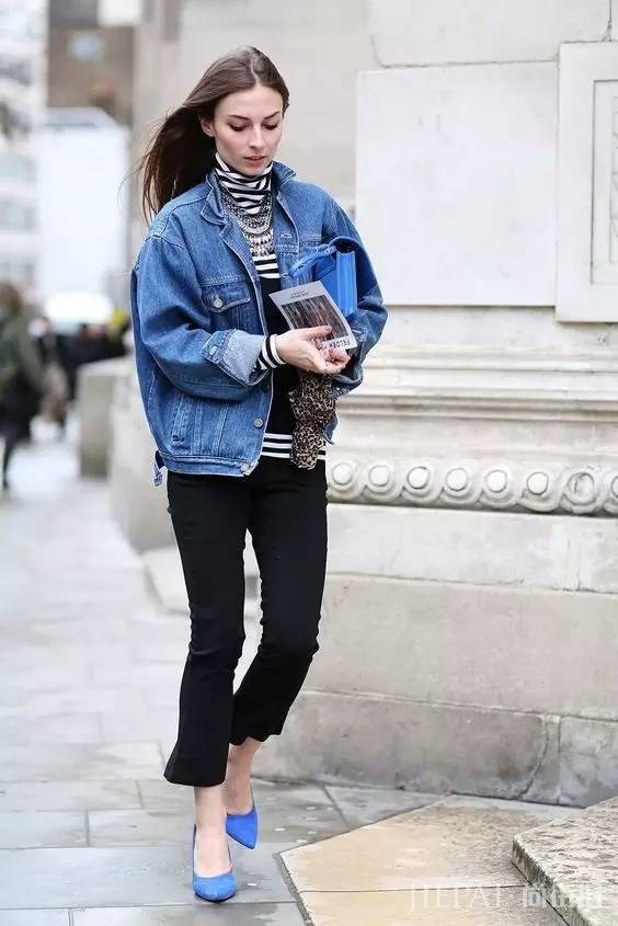 秋冬季节越来越凉 不会穿条纹衫你就少了很多穿搭乐趣