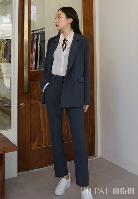 通勤必备の3类单品 25套配色自然清新的韩系淑女风穿搭