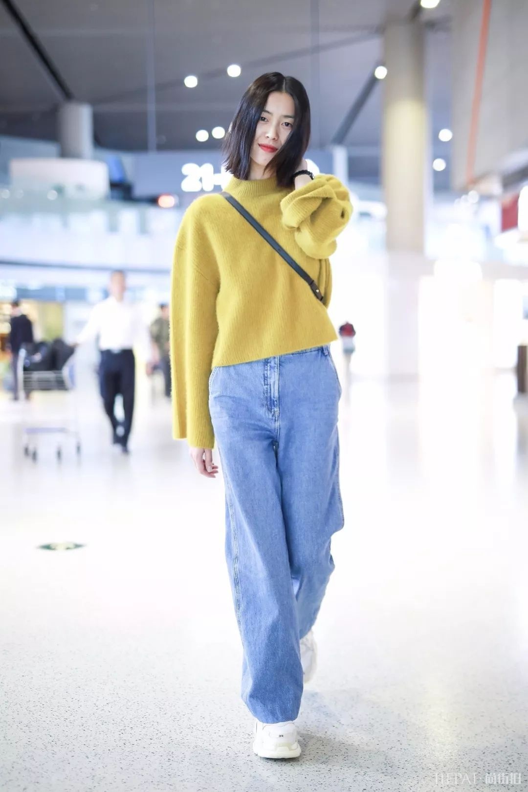 157的石原里美和169的金南珠,都靠这条裤子拉腿?!