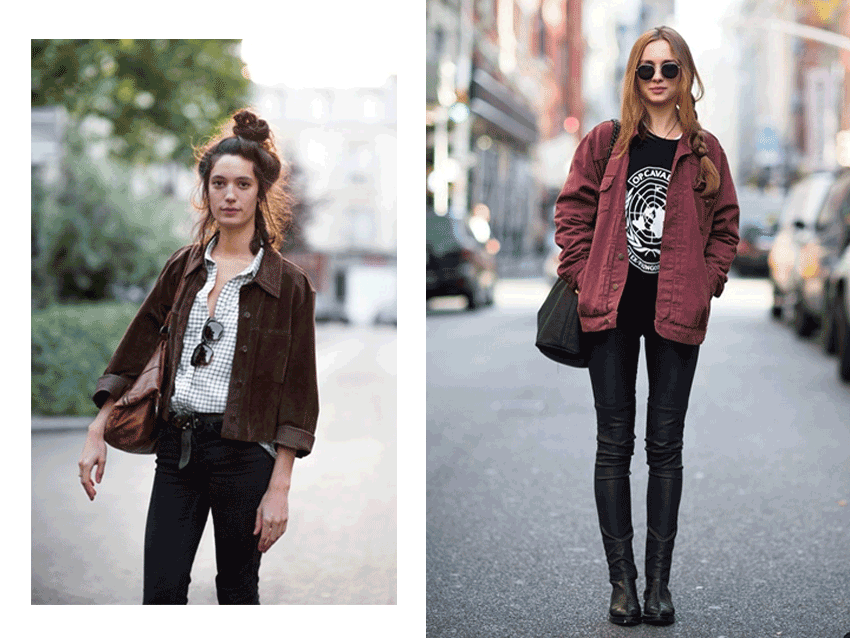 小时候的灯芯绒还记得吗?2018又火了,她们穿上美到犯规