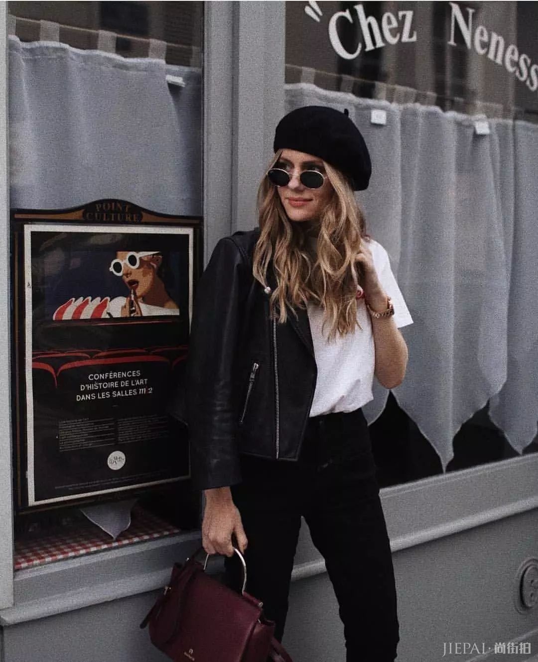 贝雷帽 欧美街头小姐姐必备的时尚单品