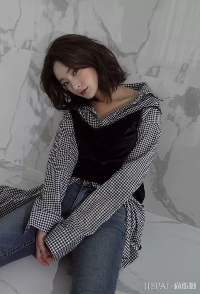 秋天最实用的外套,让格纹衬衫穿出你的时尚感