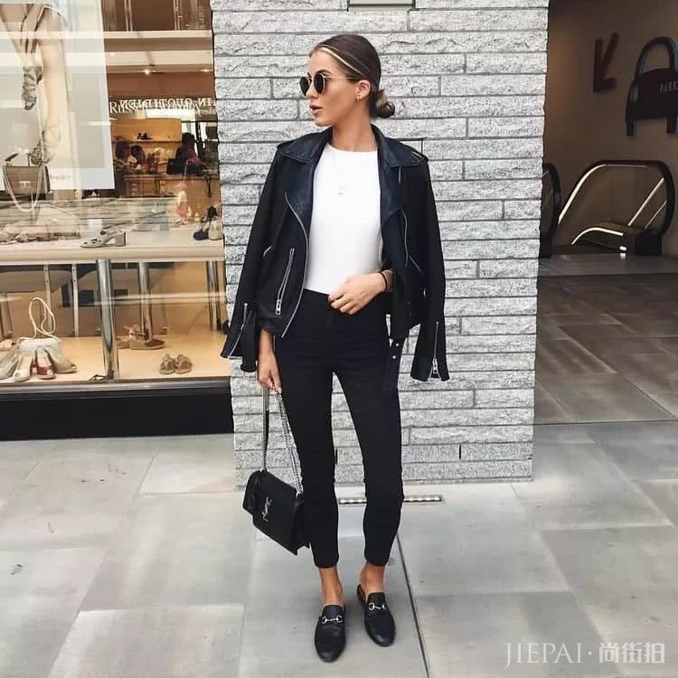 为什么黑色在秋冬这么受街头潮人欢迎？ 因为穿上显瘦效果明显哦