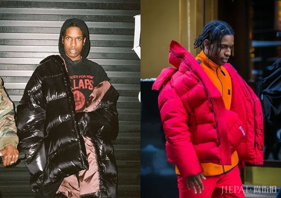 欧美潮男街拍 外套要够大才能够有型