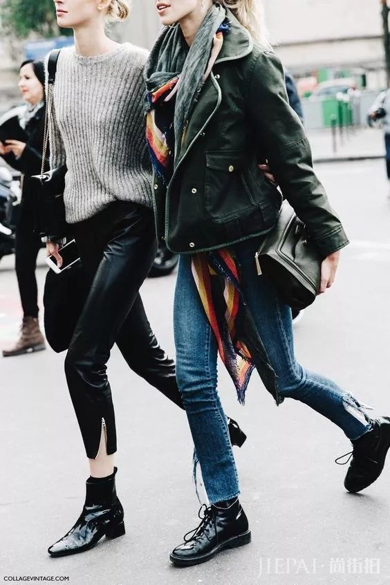 卫衣+牛仔裤=在2018秋冬街拍真的时髦炸了