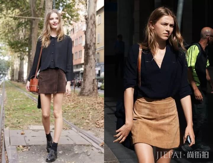 小时候的灯芯绒还记得吗?2018又火了,她们穿上美到犯规