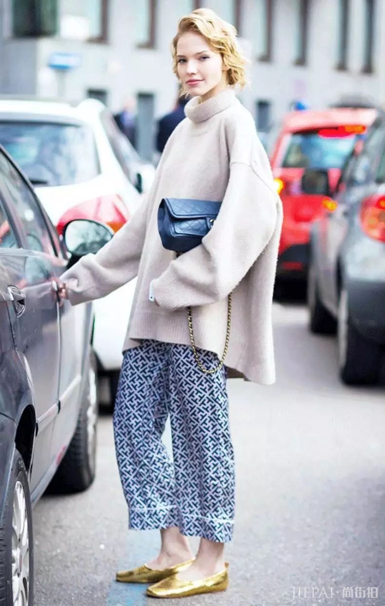 毛衣+半裙，毛衣+阔腿裤…保暖又时髦，从秋穿到冬的搭配！