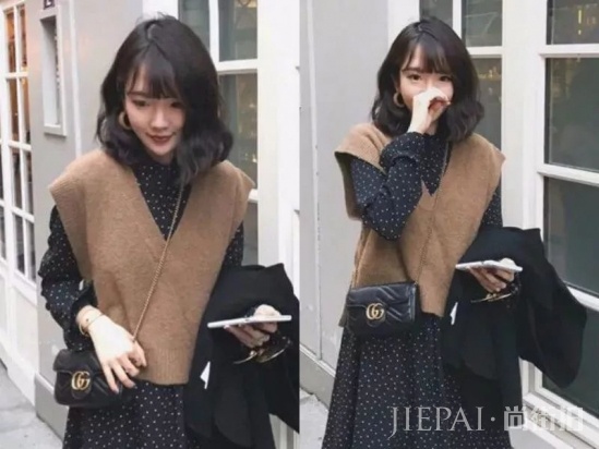 发型不用在意颜色 女生黑发也能美出天际