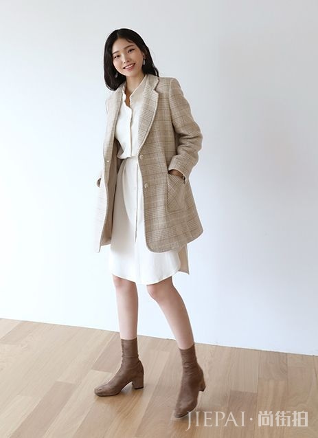 通勤必备の3类单品 25套配色自然清新的韩系淑女风穿搭