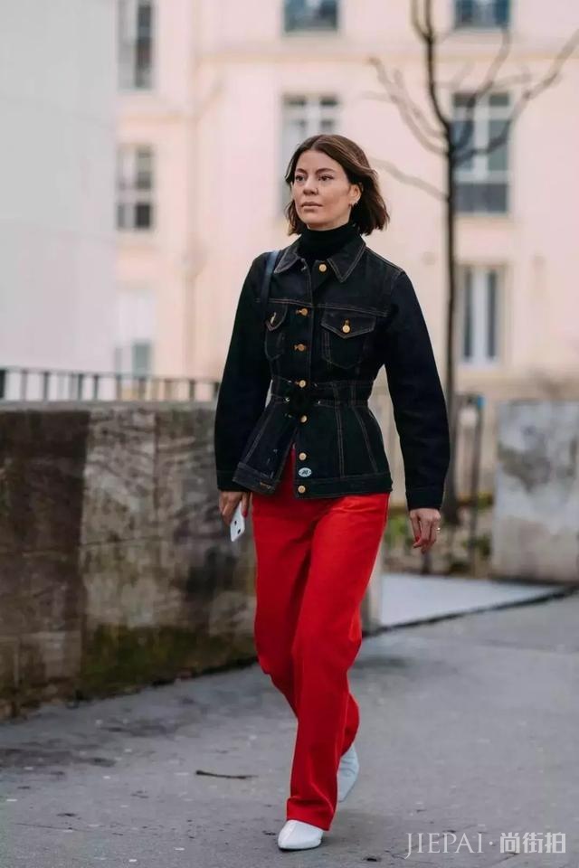 雪花、破洞、明线……牛仔外套还有这么多搭法,真讲究!