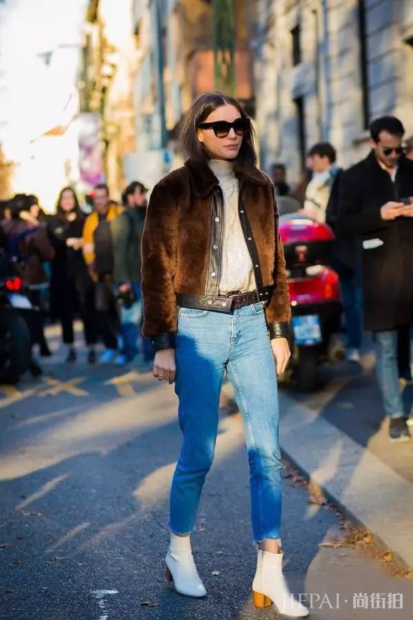 短款夹克怎么搭配好看 把这些显腿长的LOOK学起来