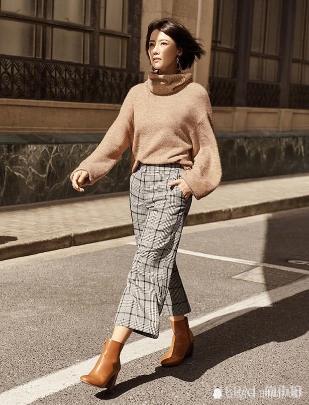 初秋学高圆圆穿,舒适又时尚显瘦