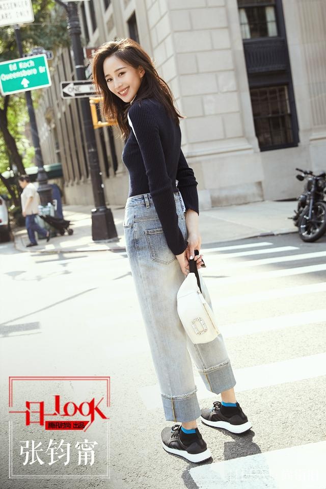 张钧甯运动混搭风 竟让秋天变得如此轻盈