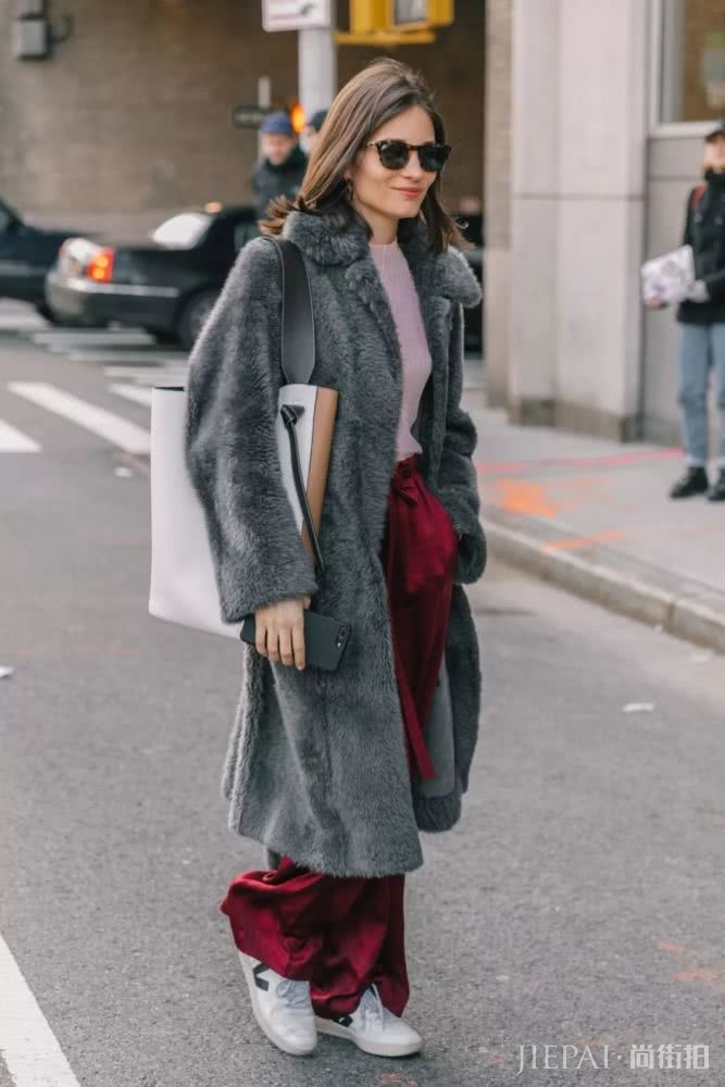 欧美街拍 潮人们穿阔腿裤高级爆了