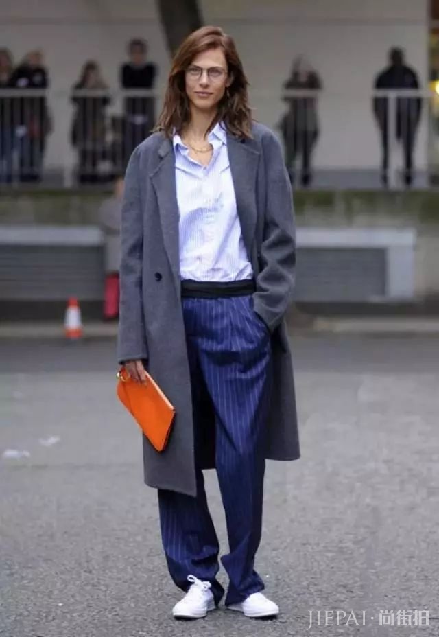 现在流行这么穿大衣+阔腿裤!保暖又显瘦!