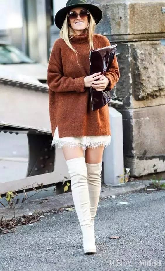 秋冬这三款靴子搭裙子,即美丽又不冻人!