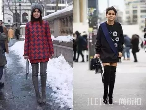 秋冬这三款靴子搭裙子,即美丽又不冻人!