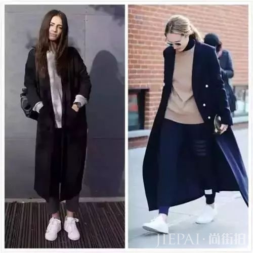穿长款大衣的时候，你搭配什么鞋好看？