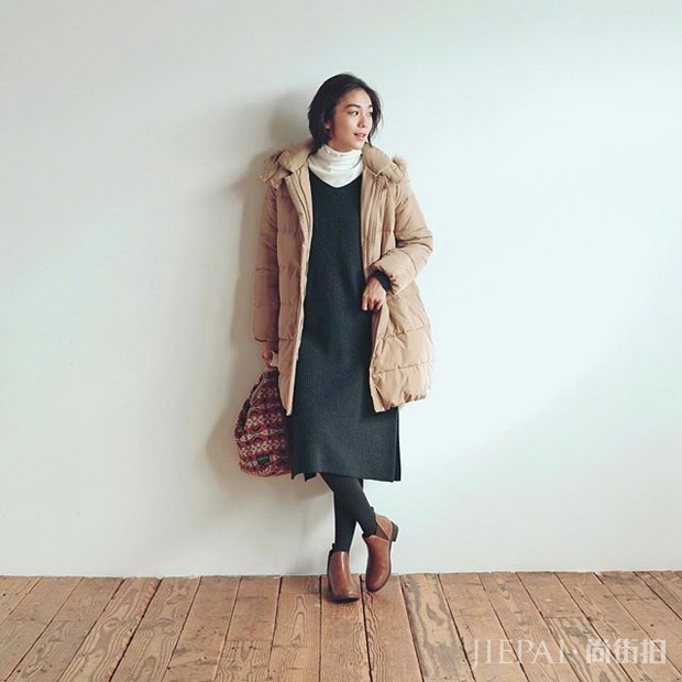 日本品牌studio CLIP一组森女系穿搭