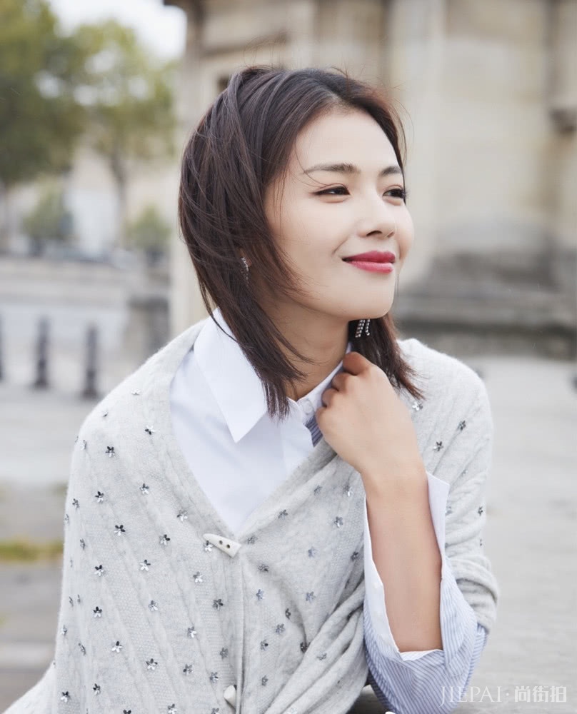 40岁刘涛换了纹理短发立刻显小20岁,被她的造型惊艳了