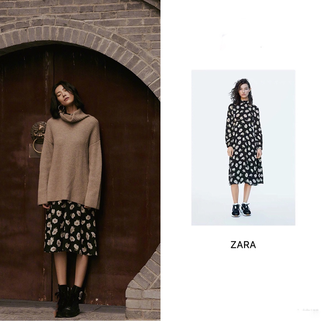 刘雯游西安古城，演绎大地色系的高级感！