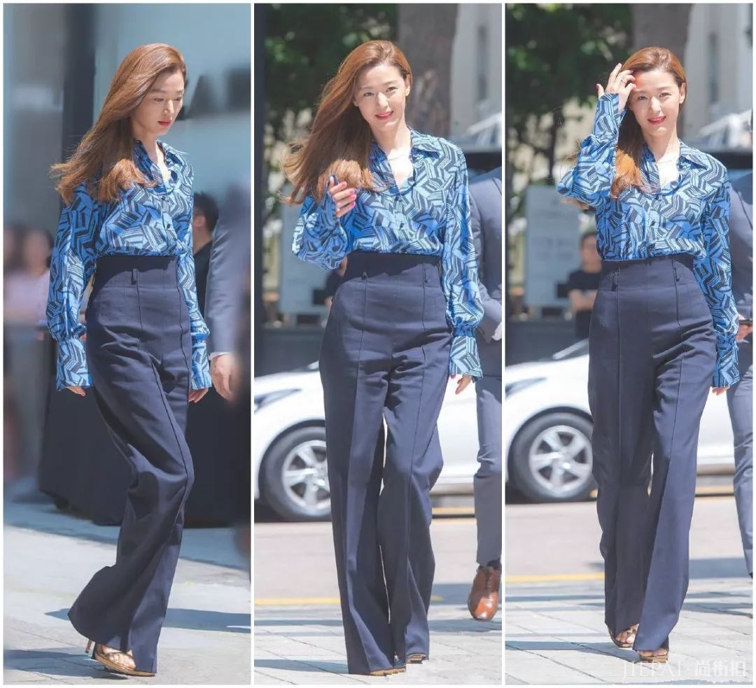 32岁杨幂撞衫37岁全智贤，气质却差太远！