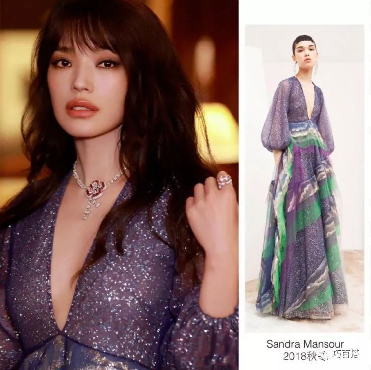 舒淇颜值回春了,一袭星空裙出席珠宝展,身材纤瘦得认不出