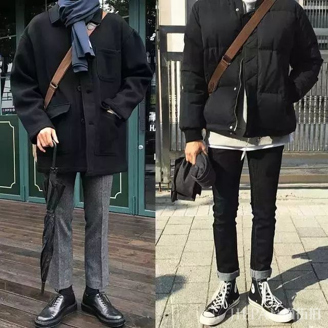 2018冬季男生穿衣简约日常超有范!