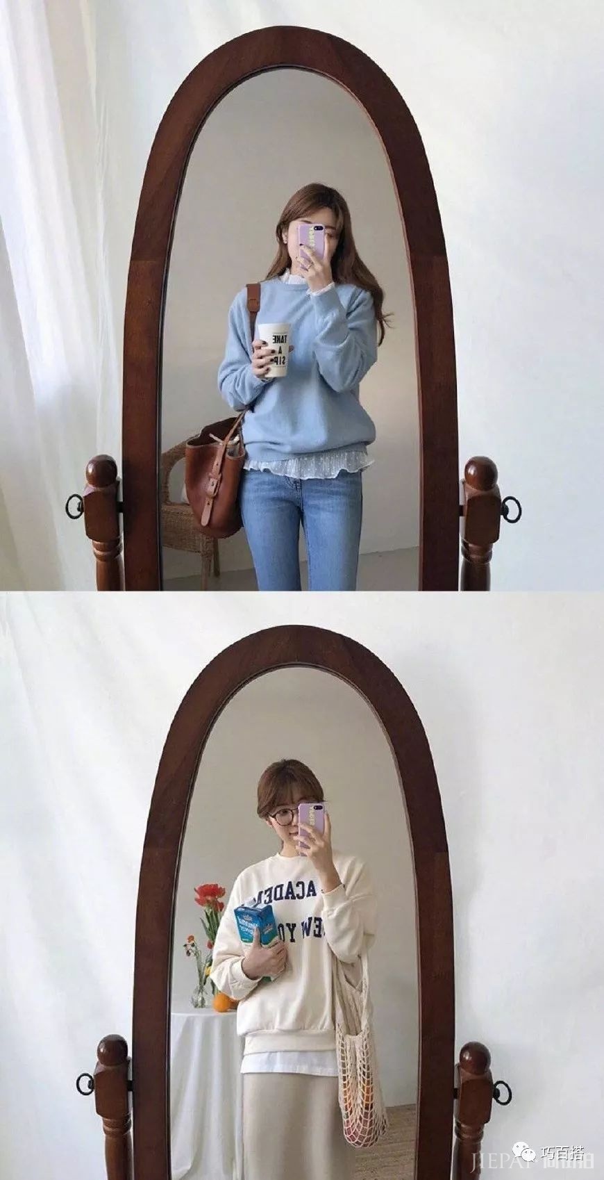12套小清新搭配参考,为冬季加点气质可爱,轻松女神范!