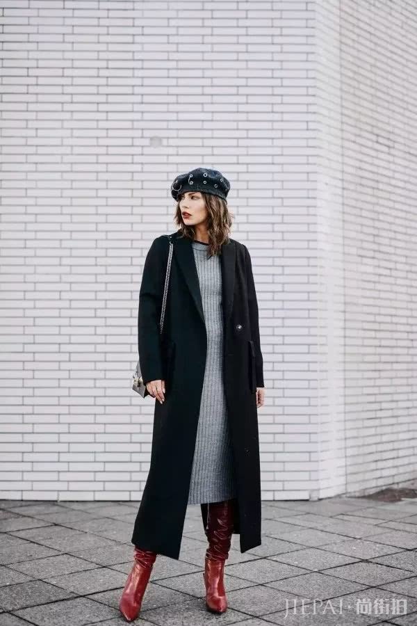 一条毛衣裙 就能穿出你想要的时尚感