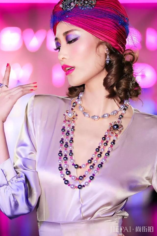 国际超模付欢欢携手舒淇蔡依林助力BVLGARI珠宝WILD POP狂欢之