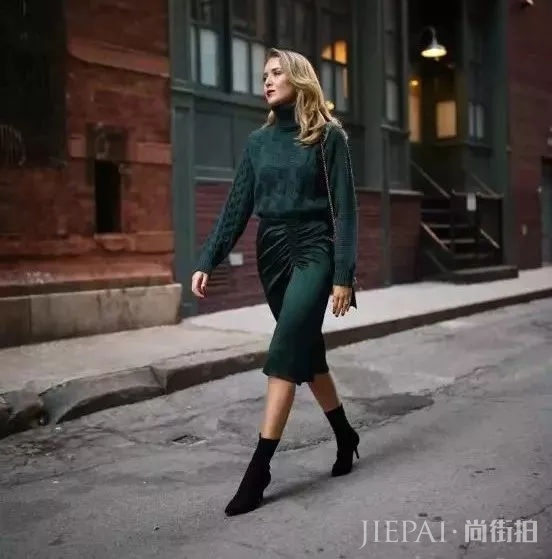 秋冬最时髦的毛衣+半裙,拯救不同身材的小个子女生?