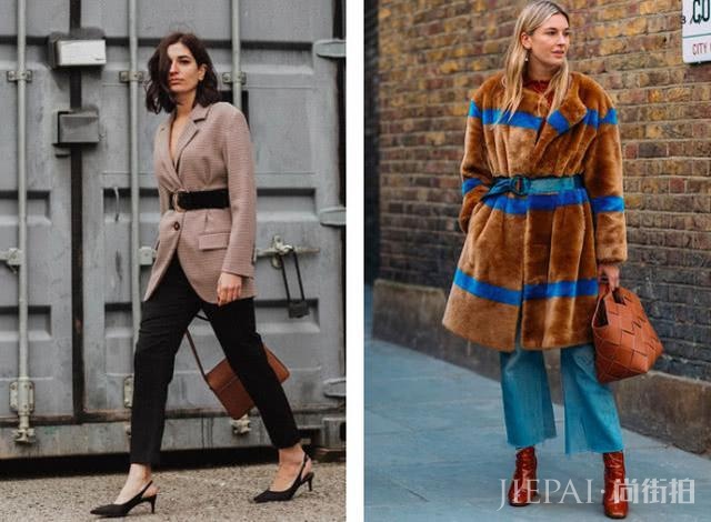 纽约人的冬季街拍穿衣技巧，一个配件即可告别冬日臃肿立即显瘦