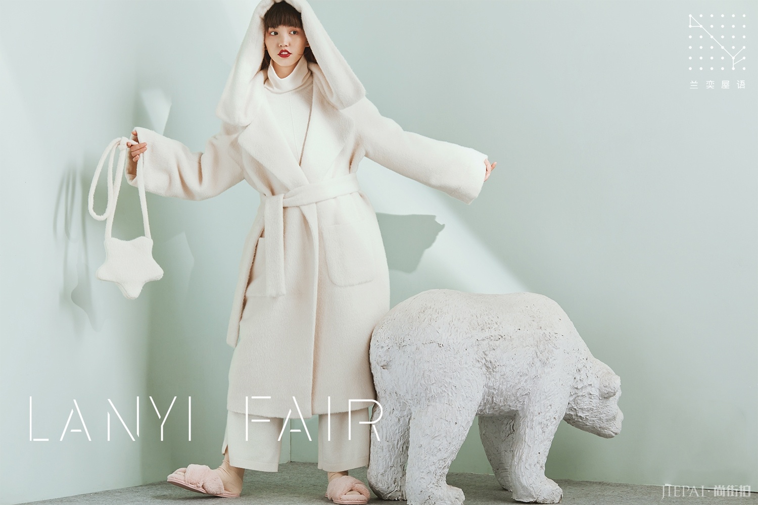 少女心炸裂的羊驼毛大衣，给自己一个温暖的拥抱吧