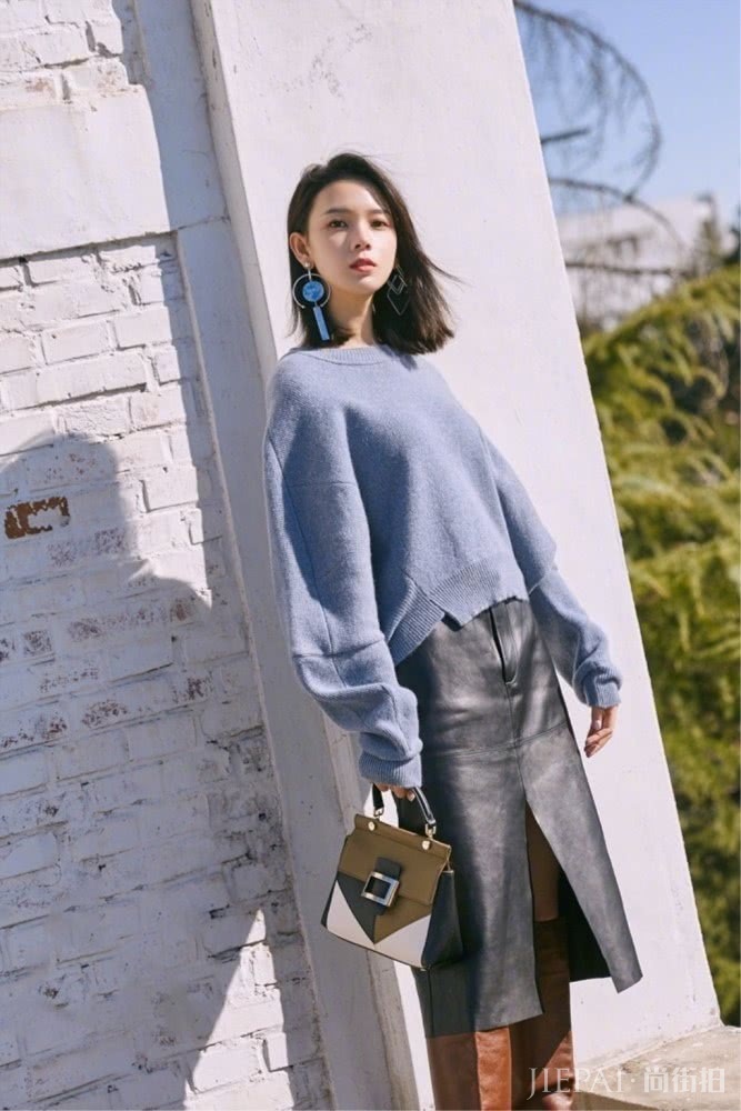 酷GIRL的秋冬时尚不羁又撩人,不知道怎么穿,学陈瑶就对了