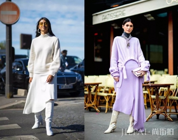 寒风刺骨的冬天怎么穿裙子好看!