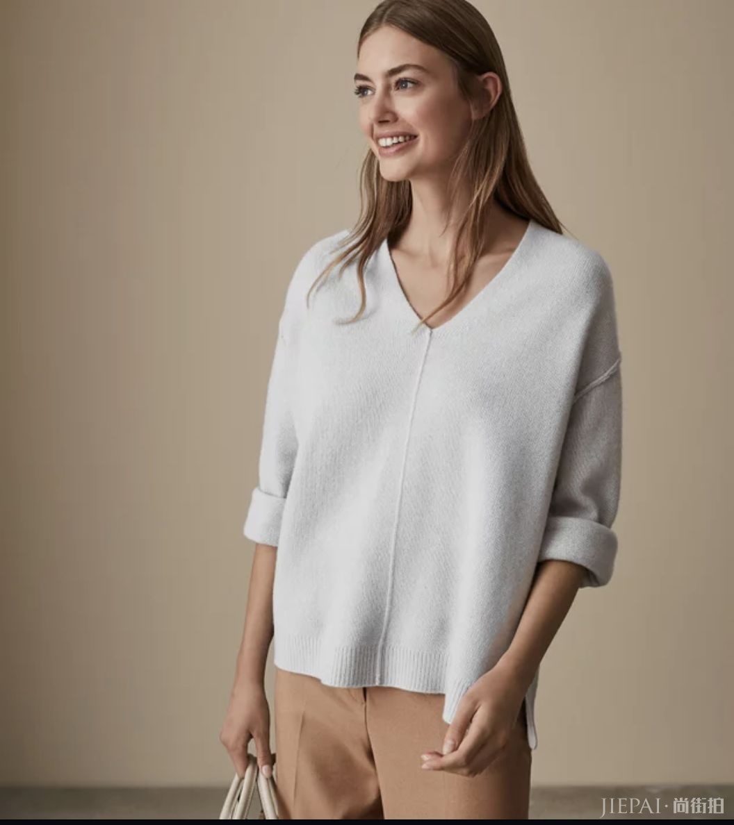 V领针织衫，显瘦易搭，初冬和来年开春必备