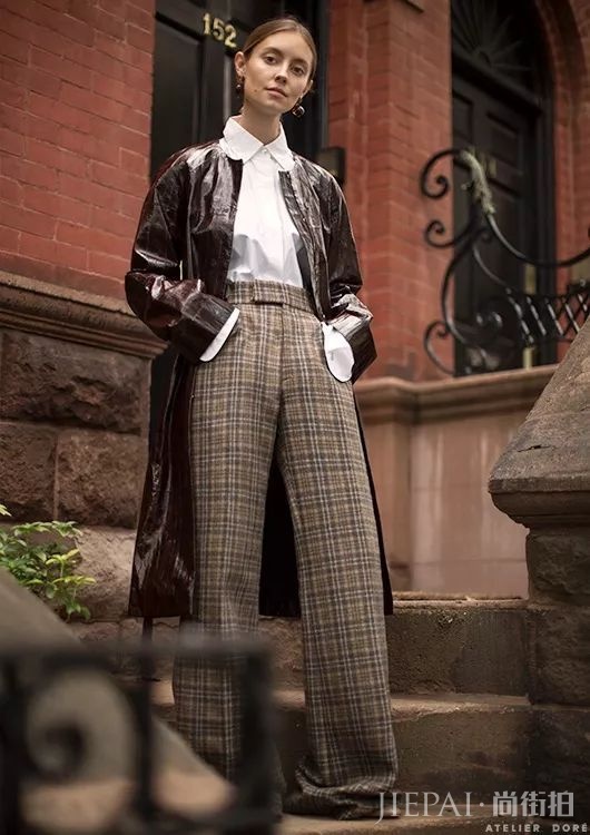 现在流行这么穿大衣+阔腿裤!保暖又显瘦!