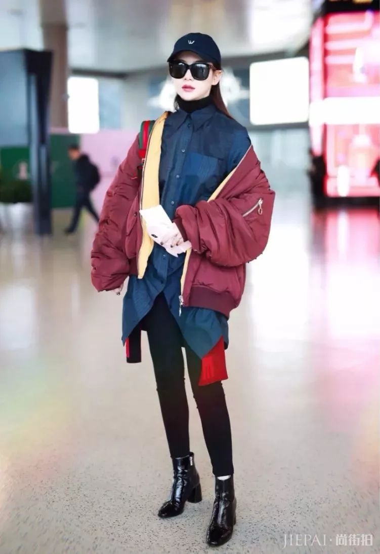 衬衫+针织衫叠穿美翻了！！