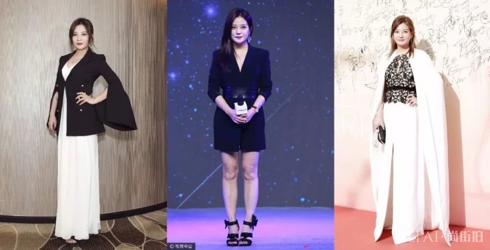 都说黑色显瘦,但赵薇瘦下来穿黑色却是另一种时尚!