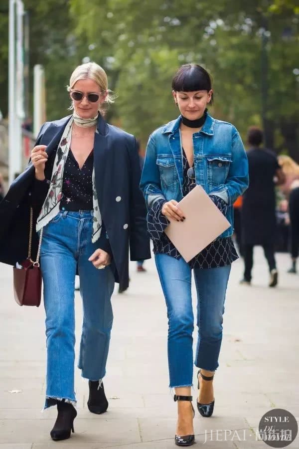 欧美街拍 穿上西装就帅气十足