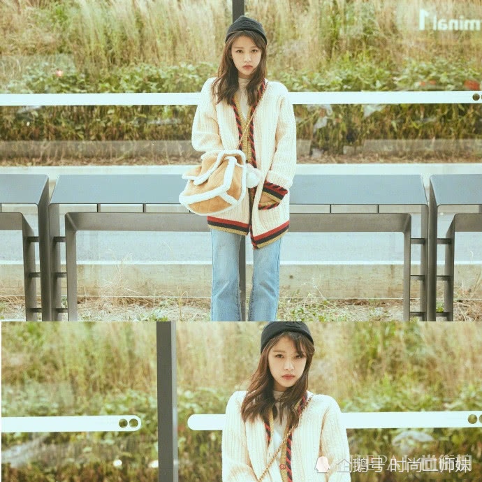 被孙怡的新写真美到了！背着毛绒包少女感爆棚