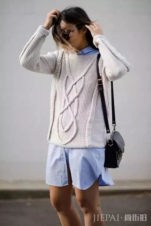 毛衣搭配长裙,打造秋冬优雅时尚!