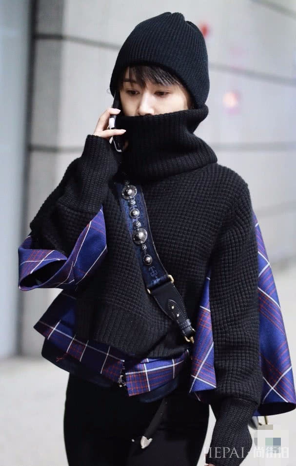 王子文穿一双“马蹄鞋”,162硬是穿出170视觉感!