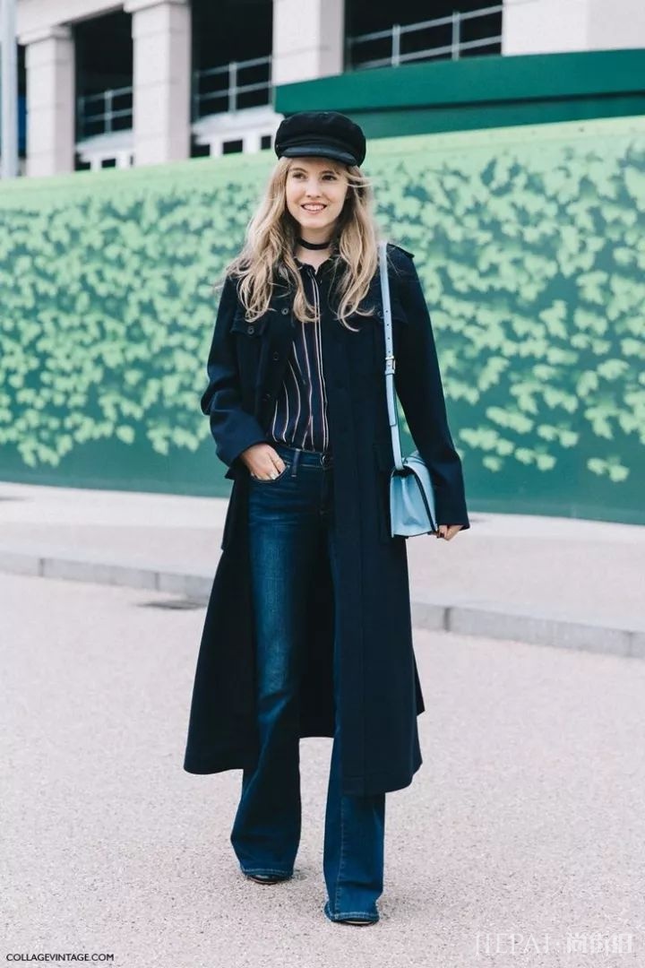 现在流行这么穿大衣+阔腿裤!保暖又显瘦!