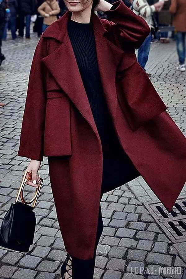 冬季红色色,酒红色,穿对真的好看爆了!!