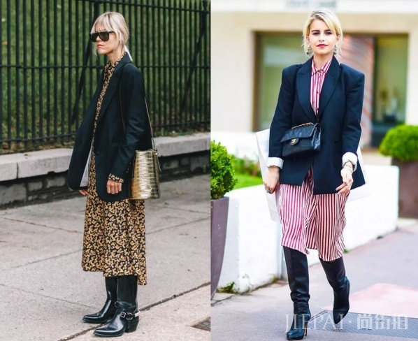 寒风刺骨的冬天怎么穿裙子好看!