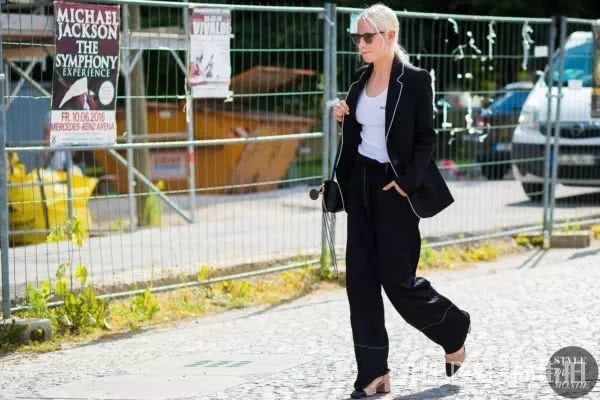 欧美街拍 穿上西装就帅气十足